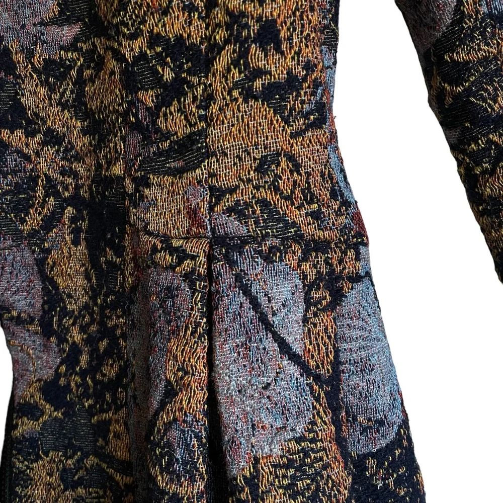 Nanette Lepore Floral Tapestry Coat Size 0 - Picture 10 of 14